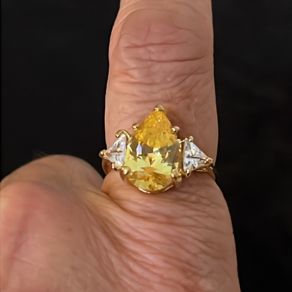 Vintage Uncas gold over Sterling silver Ring size 7.75
